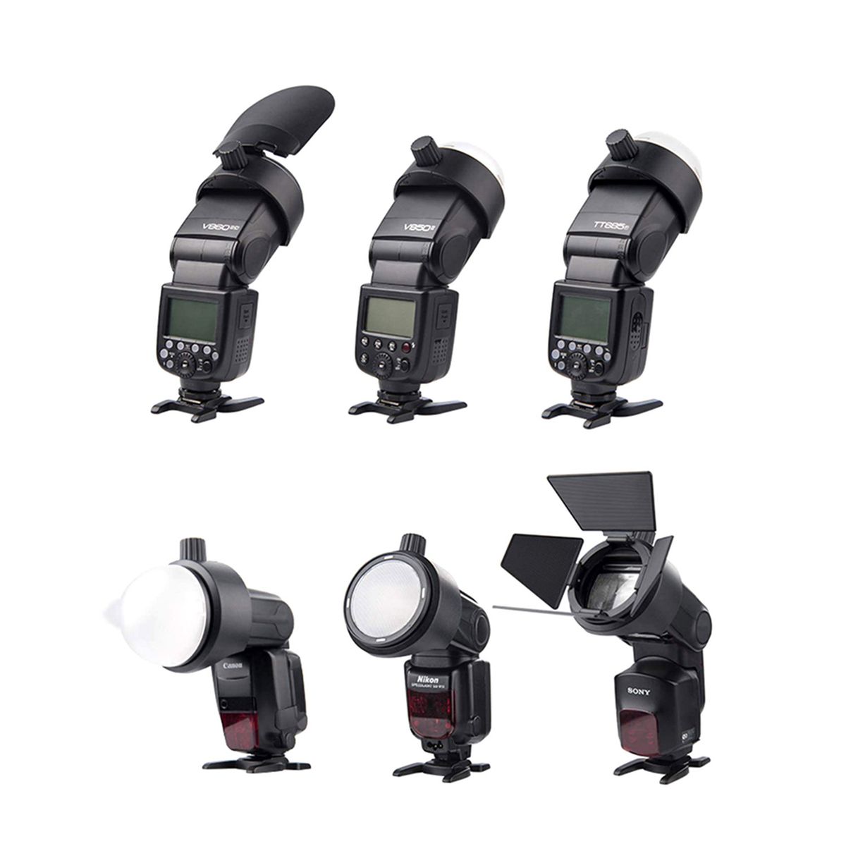 GODOX - Adaptador Godox S-R1 cabezal magnético para flash portátil