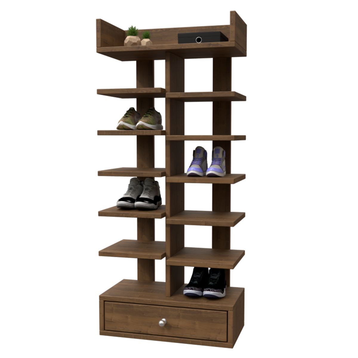 MUEBLES MACRUMO - Zapatera moderna modelo Pilar 70cm- color Brixtón