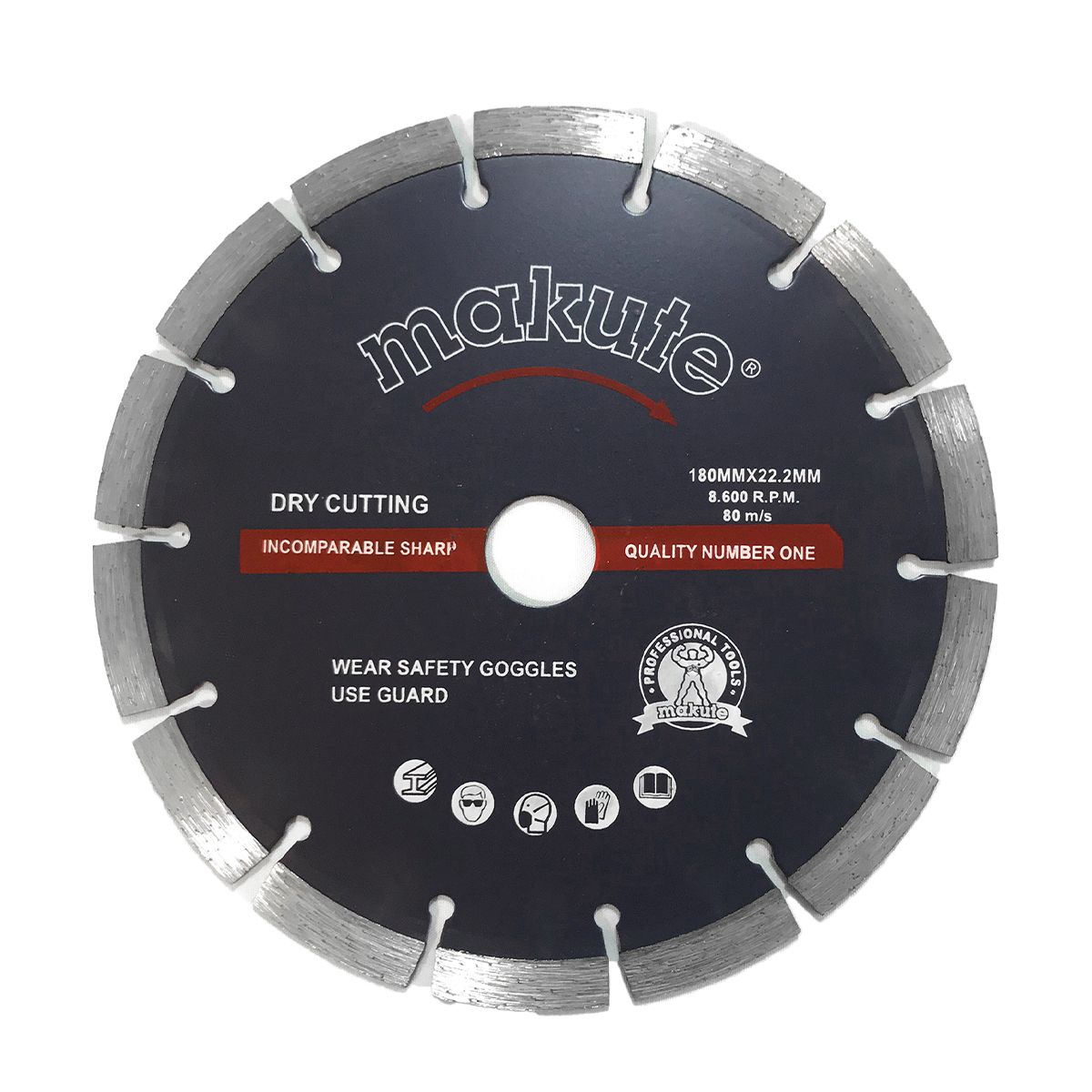 MAKUTE - Disco Diamantado Continuo 7in  180mm - Makute