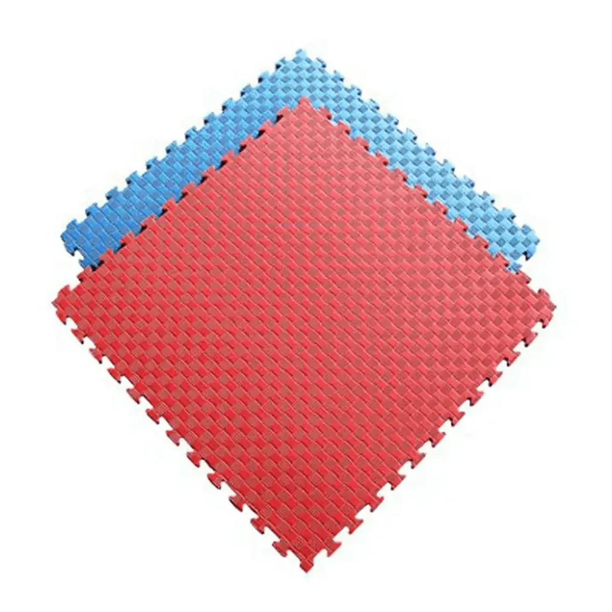 GENERICO - Tatami Gym puzzle Piso para gimnasio rompecabezas negro rojo