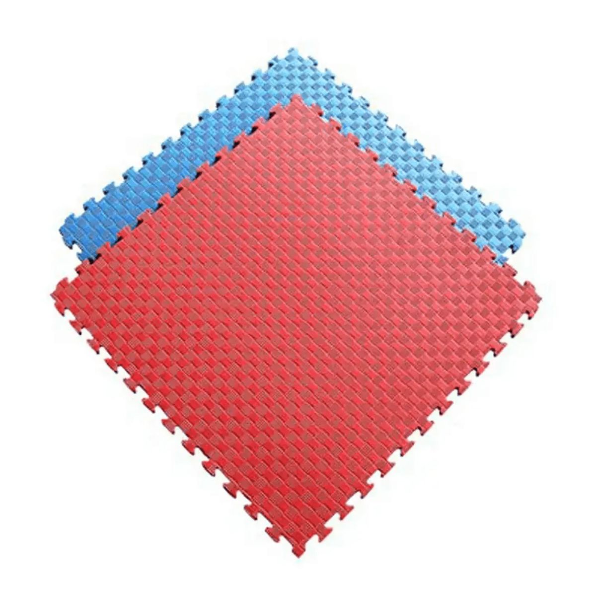 GENERICO - Tatami Gym puzzle Piso para gimnasio rompecabezas negro rojo