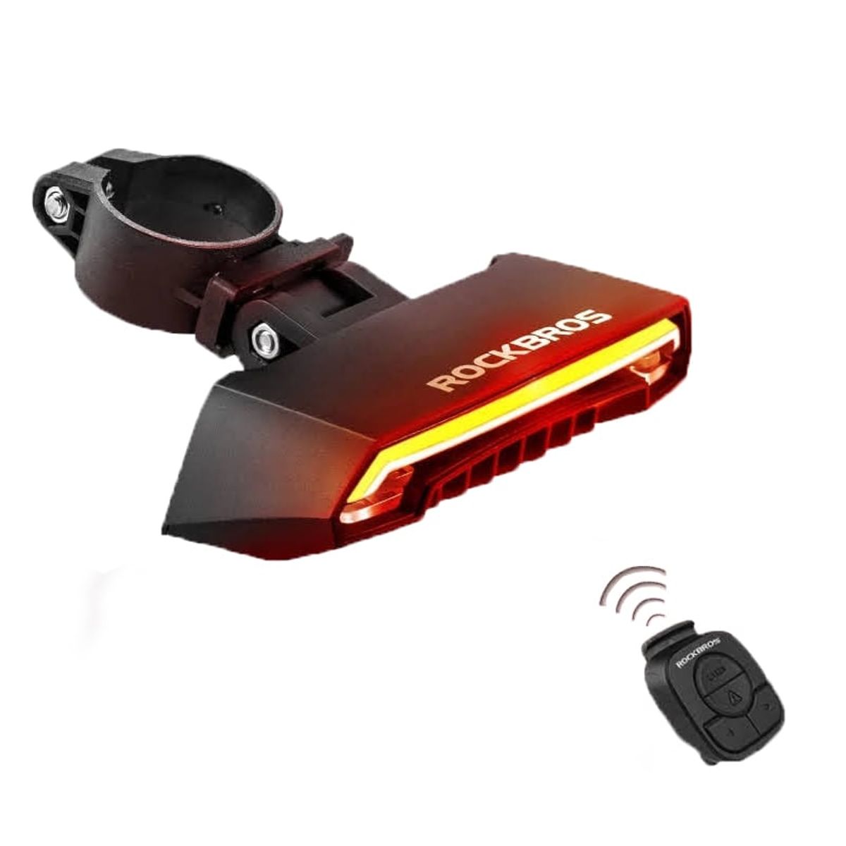 ROCKBROS - Luz Trasera para Bicicleta con Control Remoto Rockbros