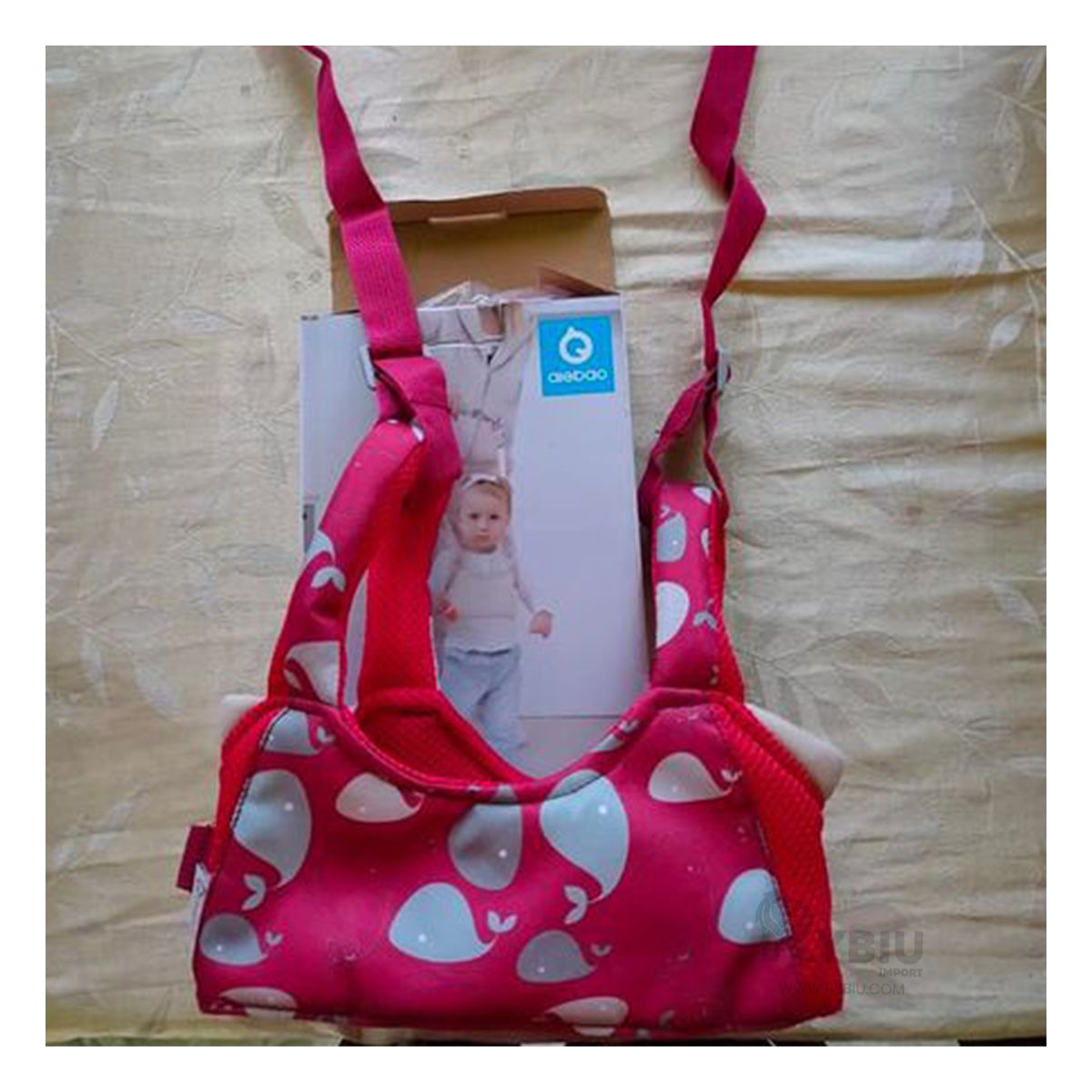 RYBIU IMPORT - Arnes Practico de Bebe en Color Rojo Y+Regalo Stickers