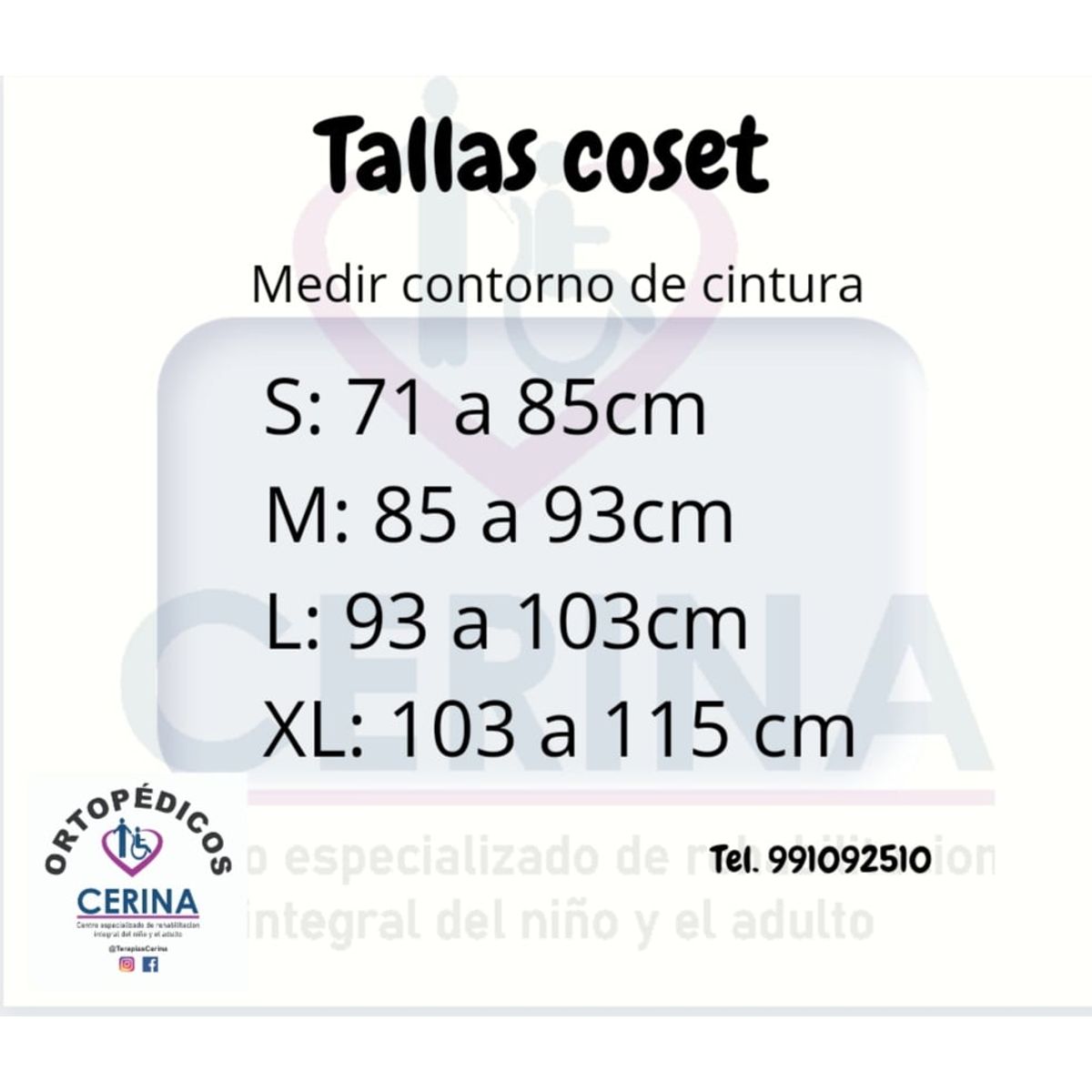 GENERICO - Corsé faja semirigido lumbosacro con varillas de aluminio talla XL