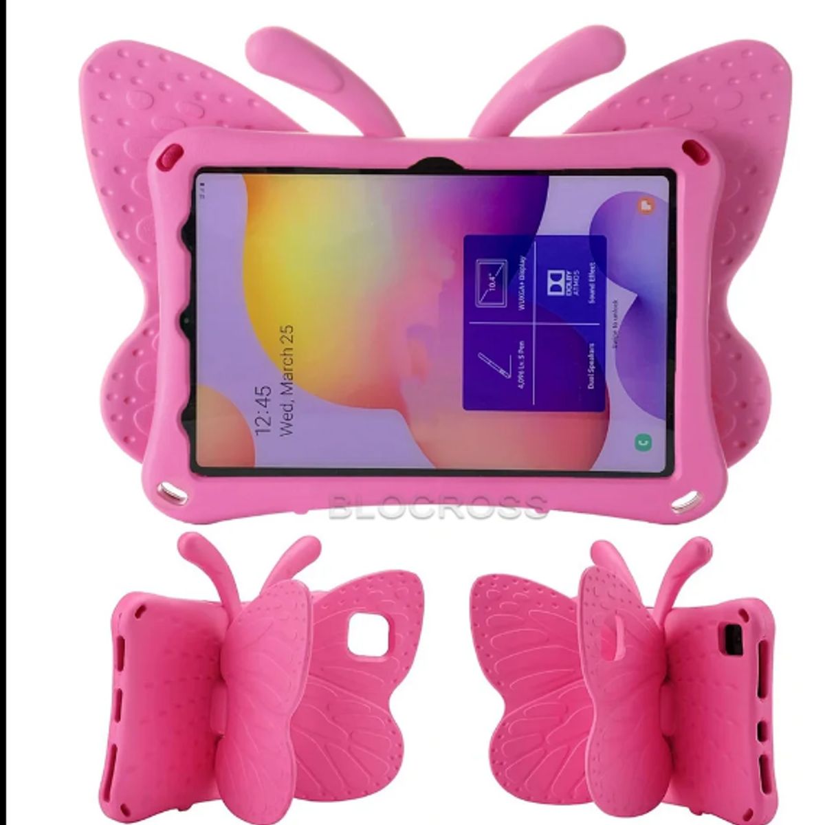 GENERICO - Protector para tablet Advance 7 mariposa fucia