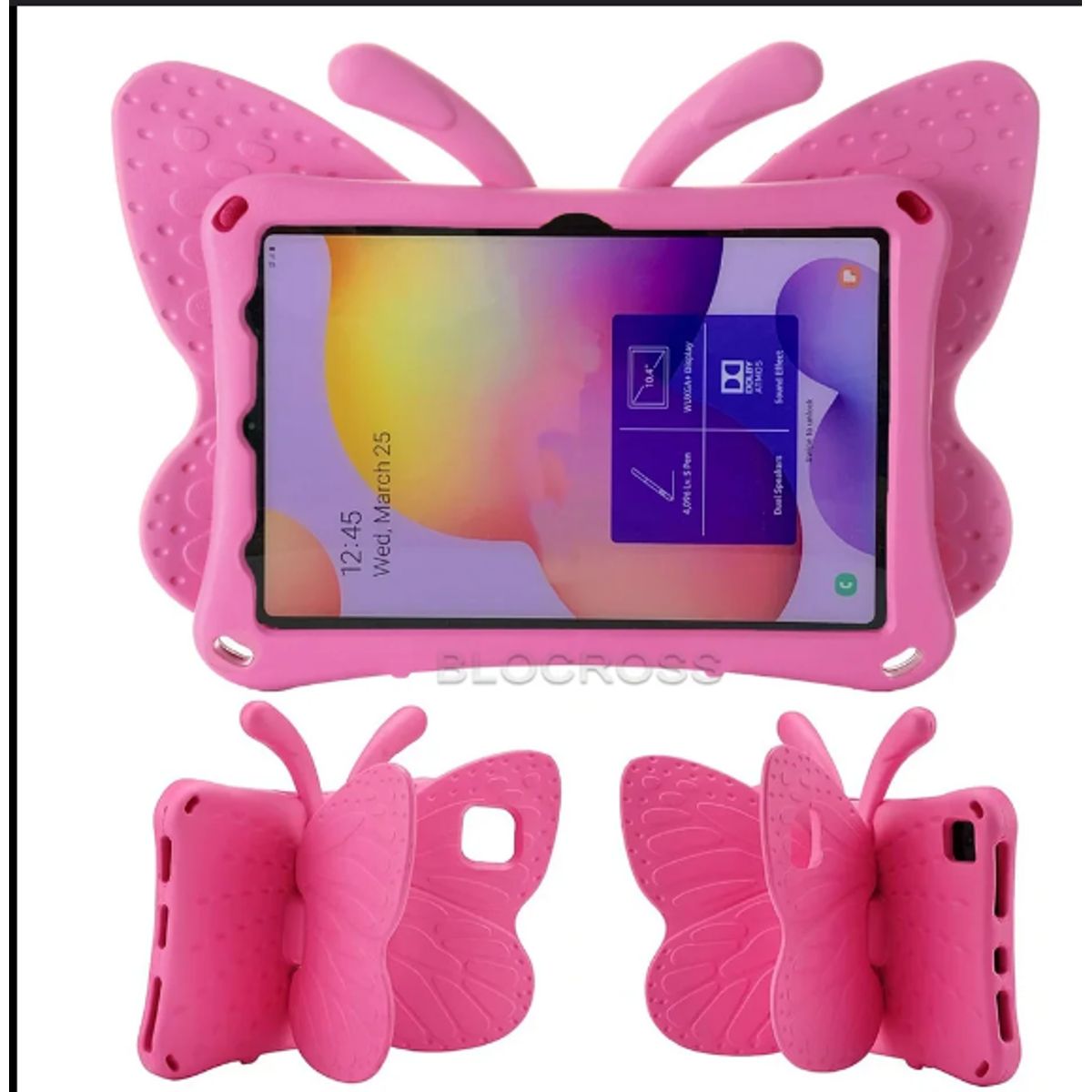 GENERICO - Protector para tablet Advance 7 mariposa fucia