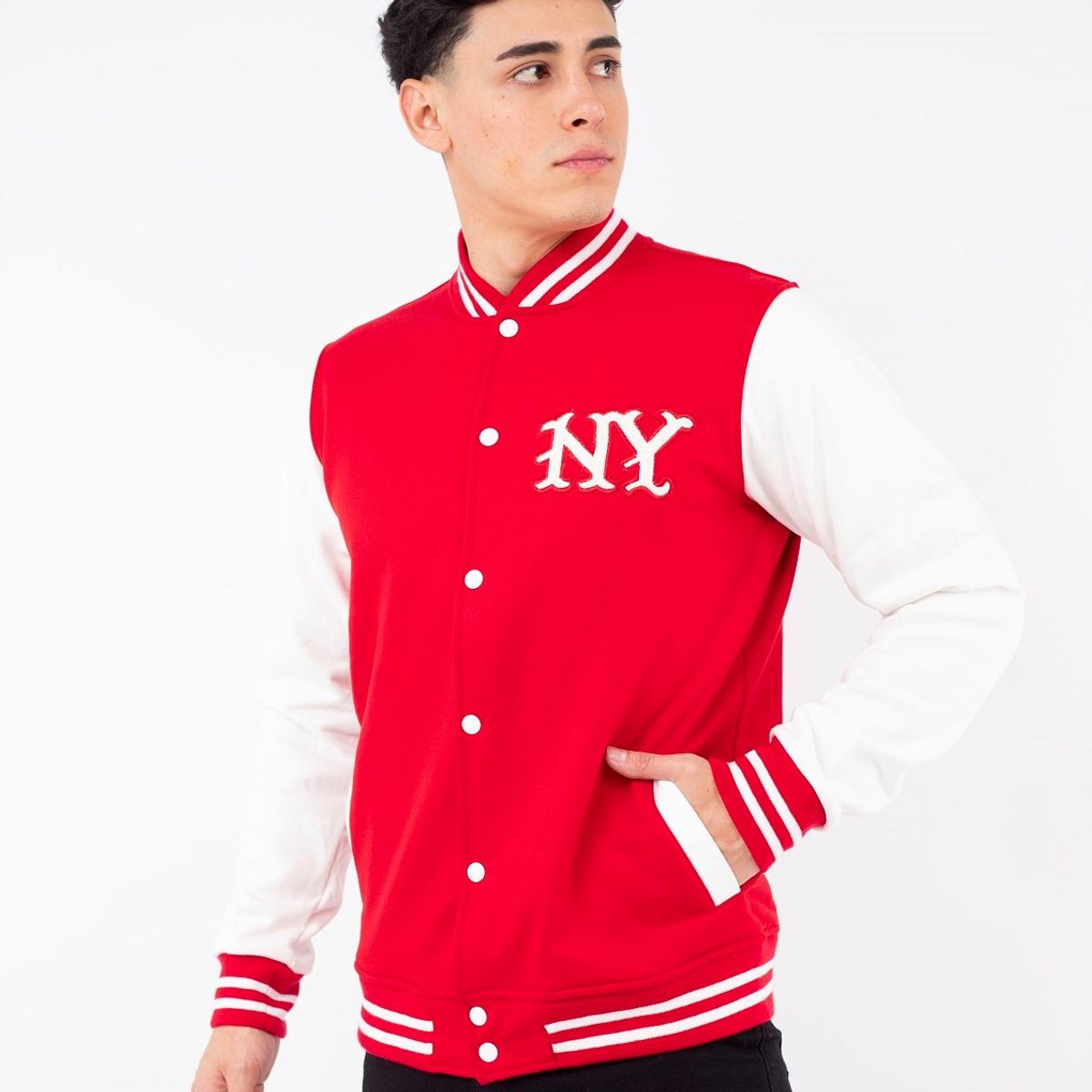 NEW YORK STARS - Casaca Modelo Americana - NY-Rojo