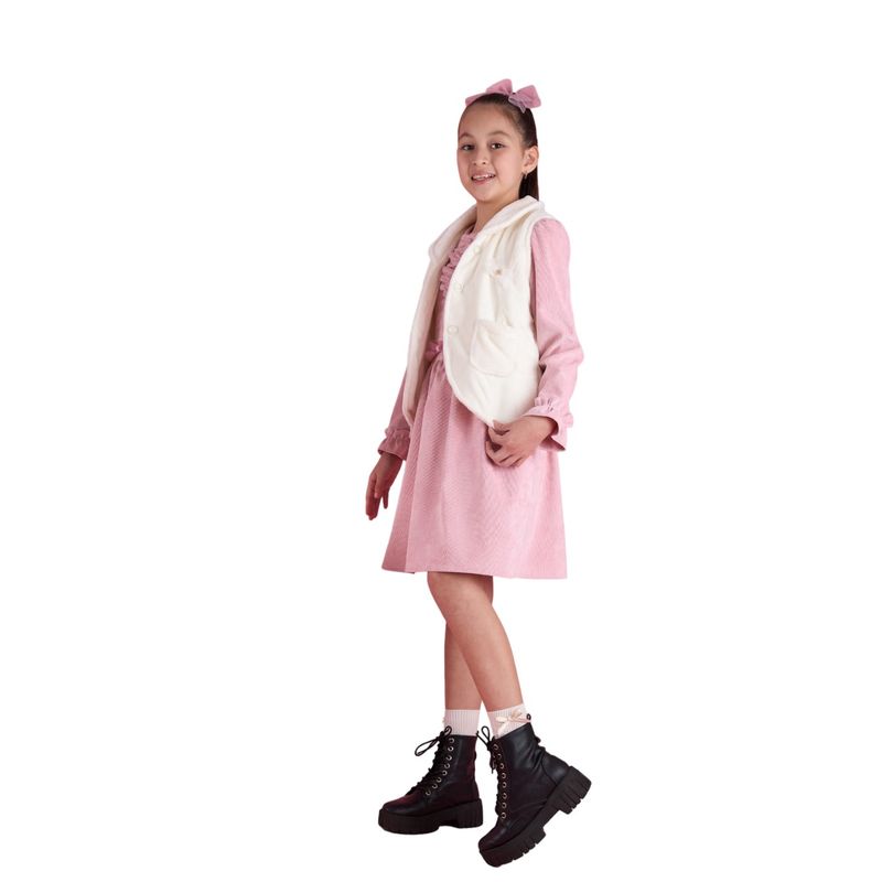 KIDS MASHMELO - Chaleco De Peluche Para Niña Kids Mashmelo