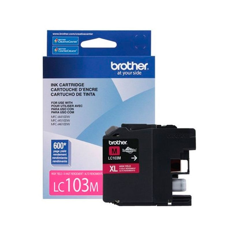 BROTHER - CARTUCHO BROTHER LC103M MAGENTA, 600 PAG, MFC-J4510DW P/N: LC103M