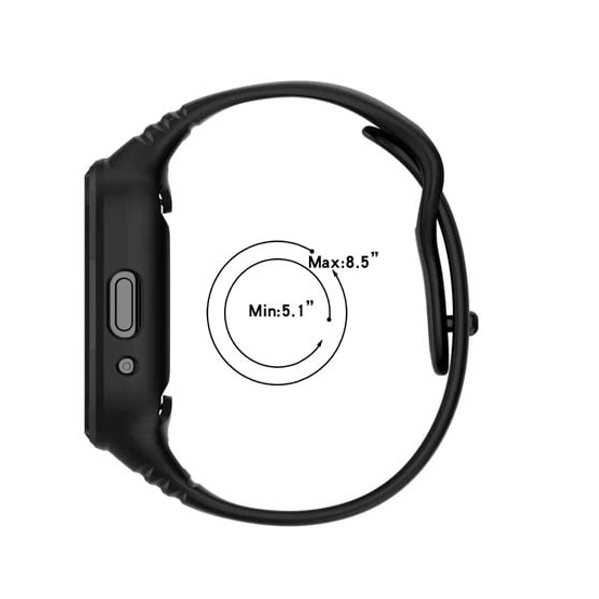 GENERICO - Correa Silicone Completo para Xiaomi Redmi Watch 3 Active Negro