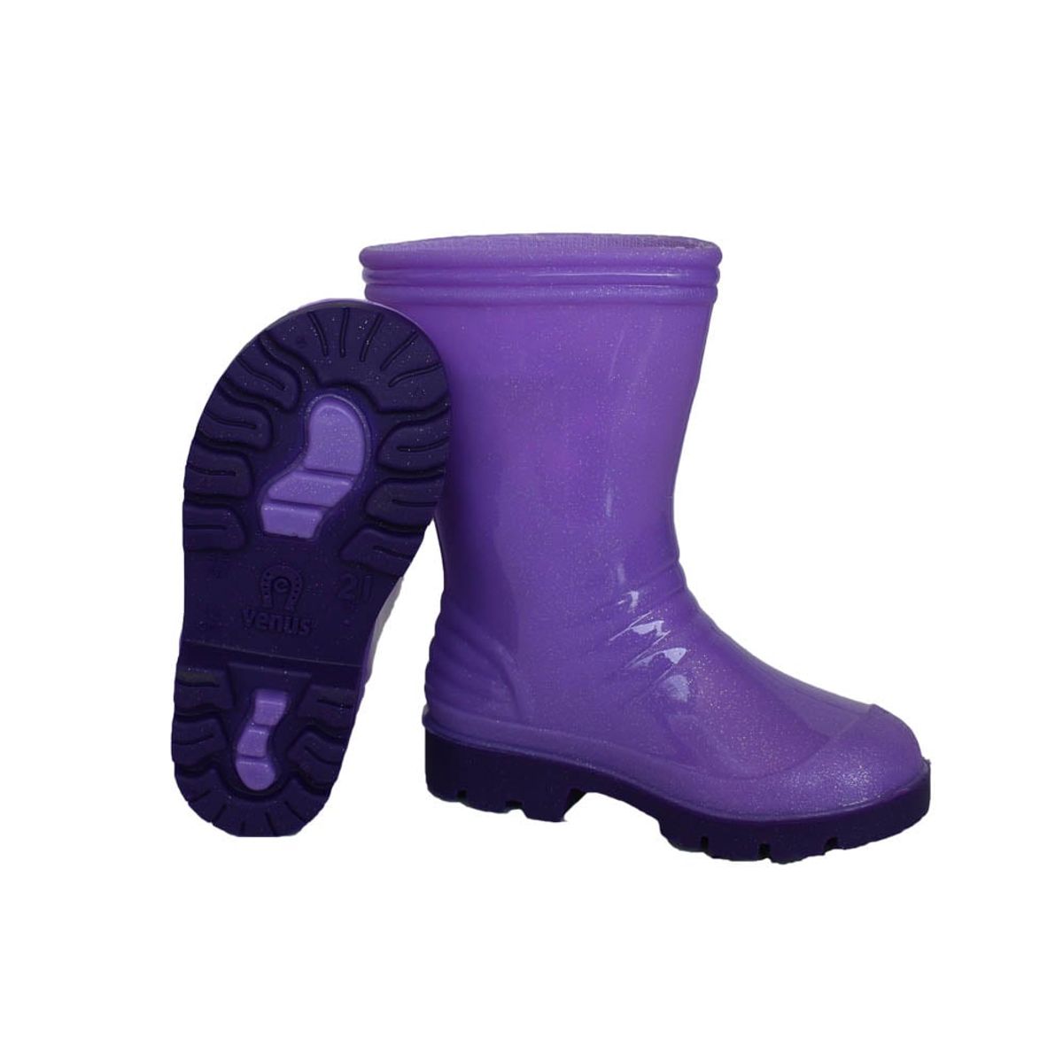 GENERICO - BOTAS DE LLUVIA MODELO CUTE BOOTS LILA TALLAS 21 A 33