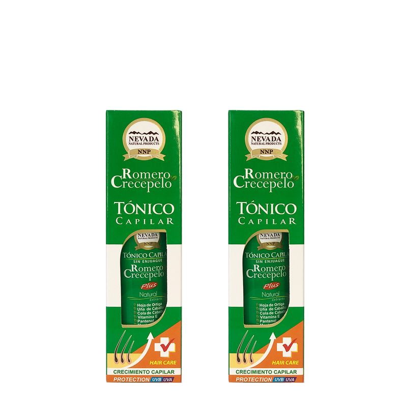 NEVADA NATURAL PRODUCTS - Tónico Capilar Romero Crecepelo Nevada 100ml 2 Unidades