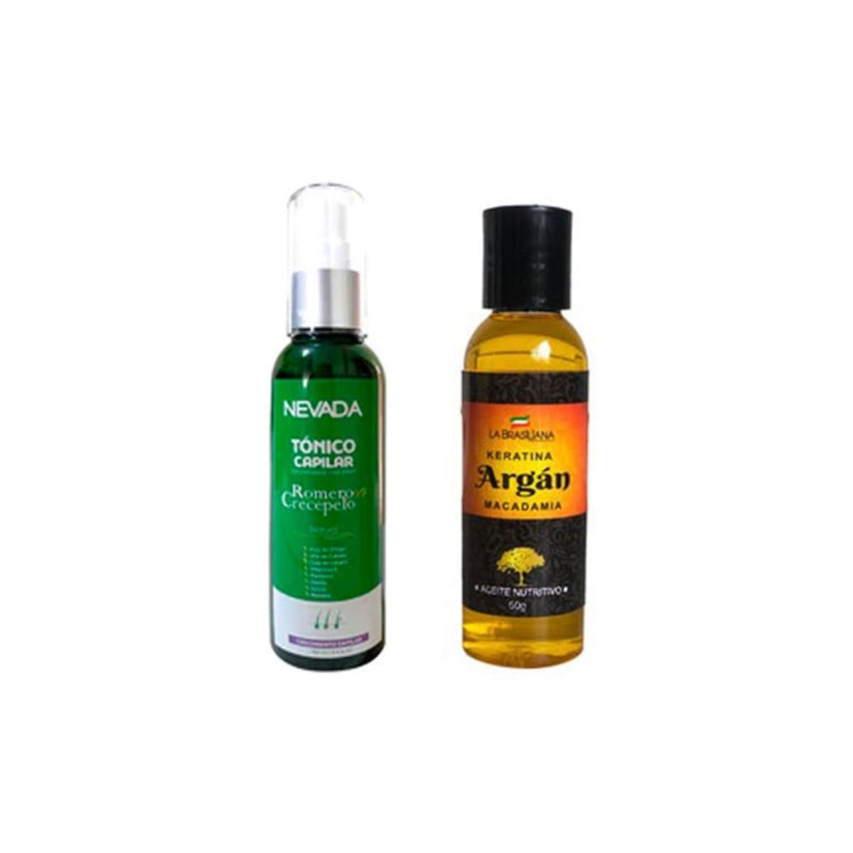 LA BRASILIANA - Tonico Capilar 100ml + Aceite Nutritivo Argan 60ml