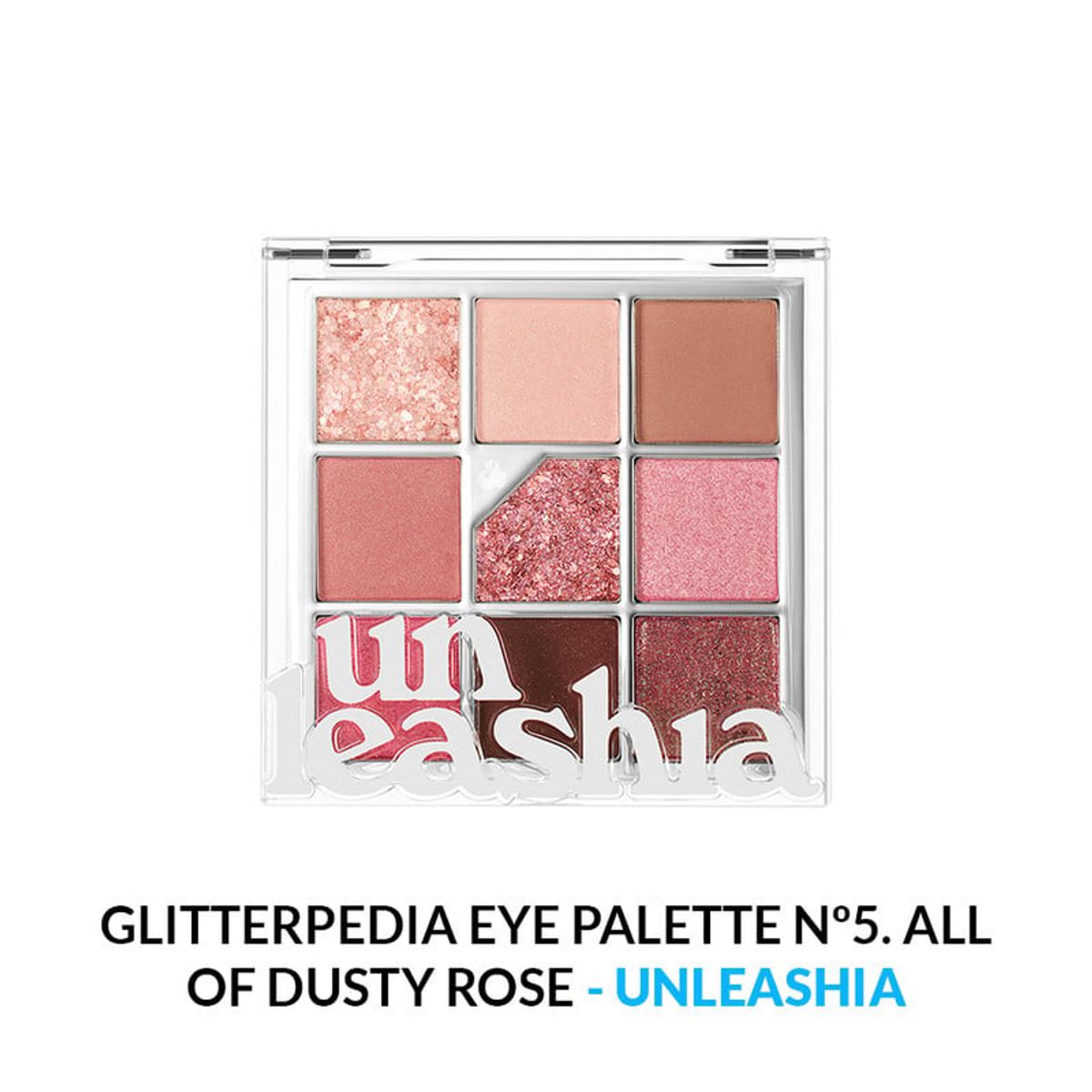 UNLEASHIA - Glitterpedia Eye Palette Unleashia Nº5 All Of Dusty Rose