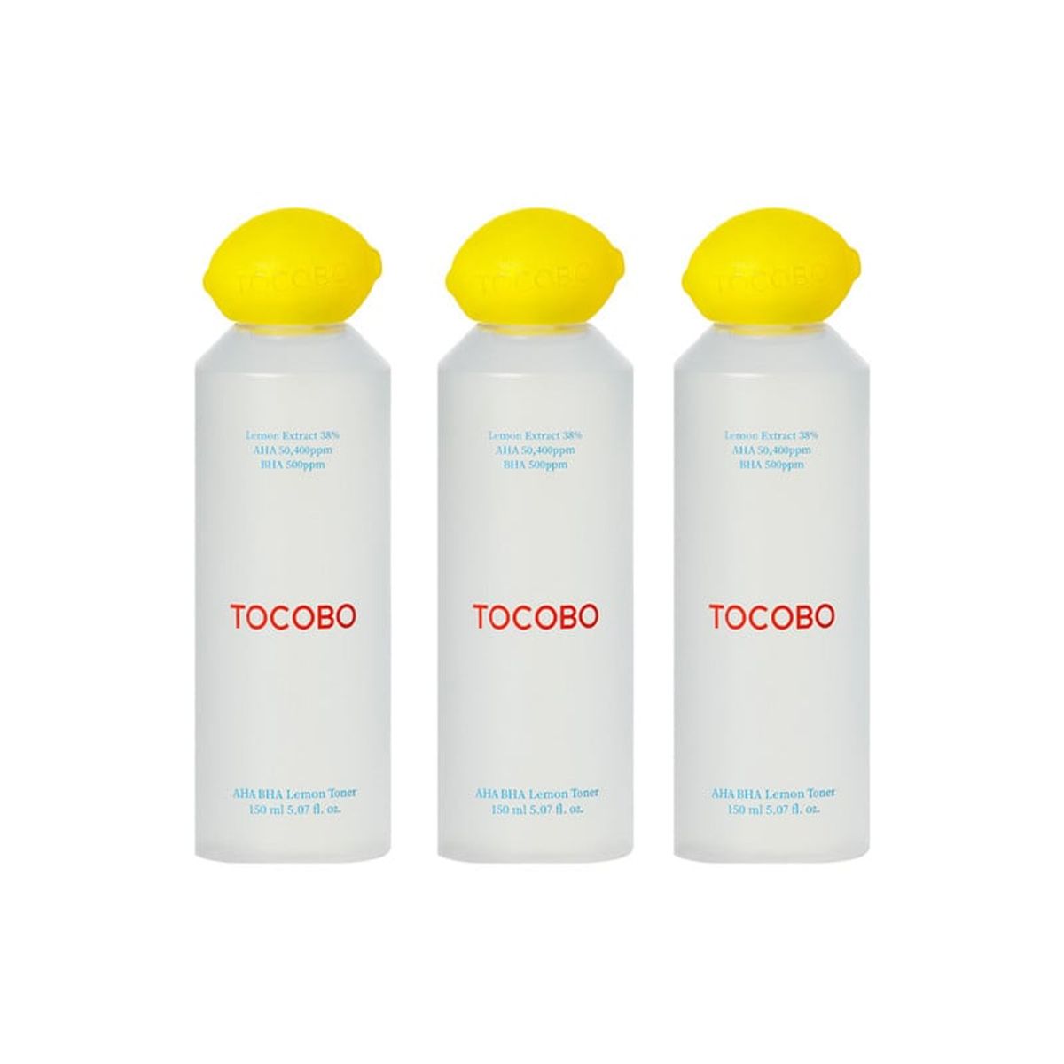 TOCOBO - Aha Bha Lemon Toner Tocobo 150ml 3 Unidades