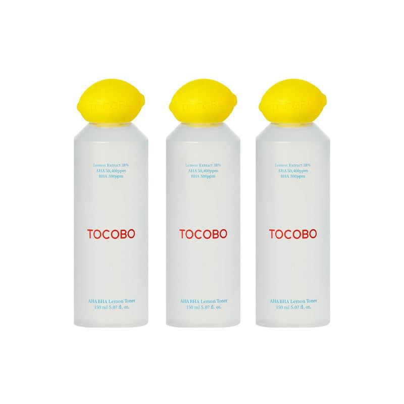 TOCOBO - Aha Bha Lemon Toner Tocobo 150ml 3 Unidades