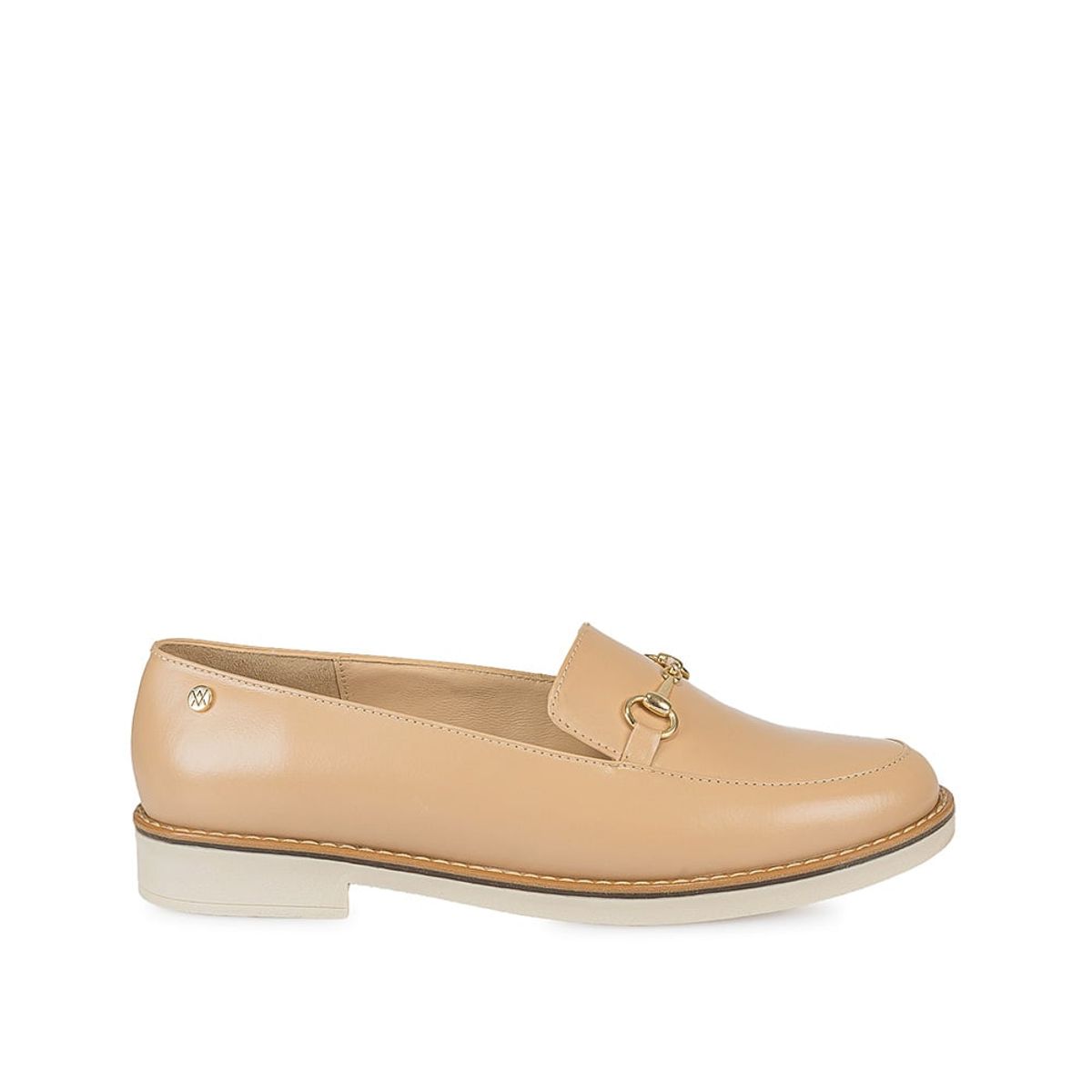VIALE - Zapato Mocasín Casual TATI-2431 Sand Viale Cuero