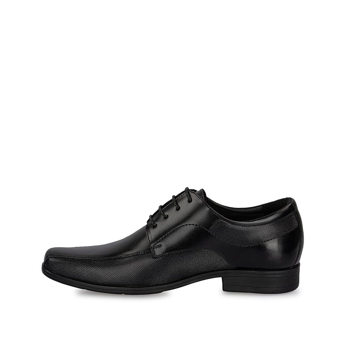 VIALE - Zapato Derby Vestir MATEO-068 Negro Viale Homme Cuero