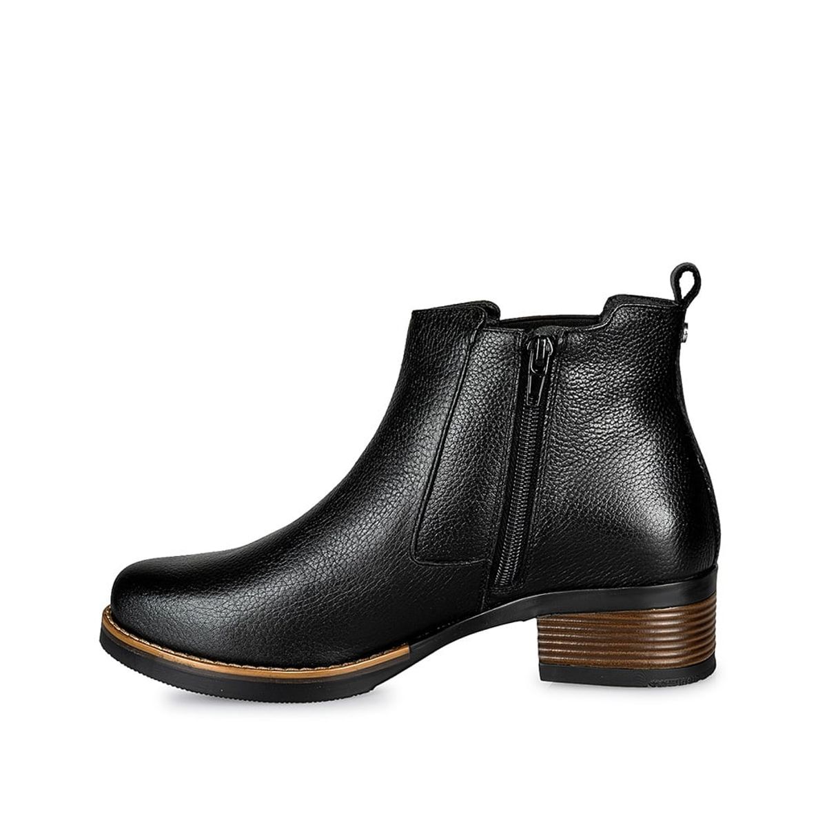 VIALE - Botin Jodhpur Casual SOFI-2443 Negro Viale Cuero