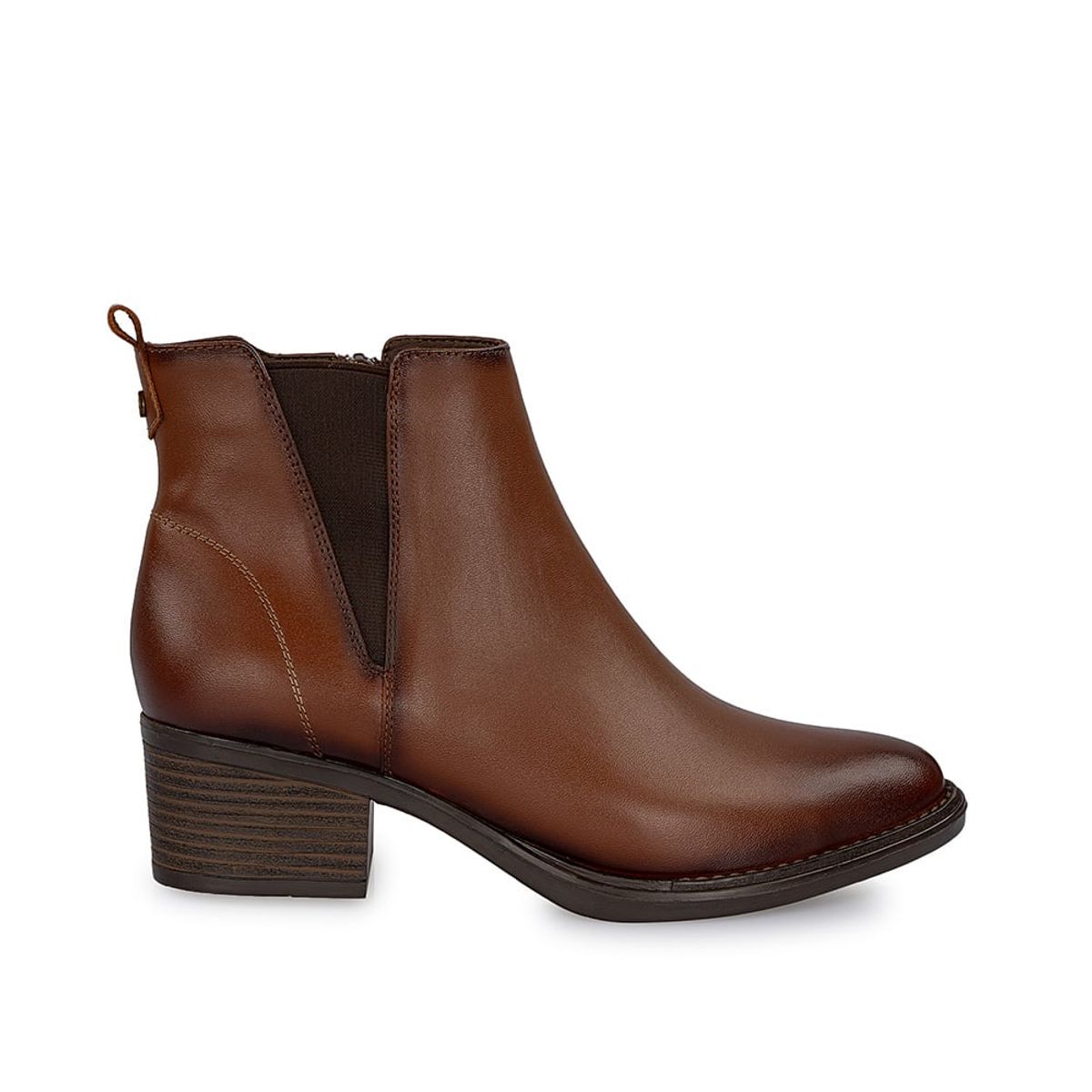 VIALE - Botin Chelsea Casual FER-2435 Marrón Viale Cuero