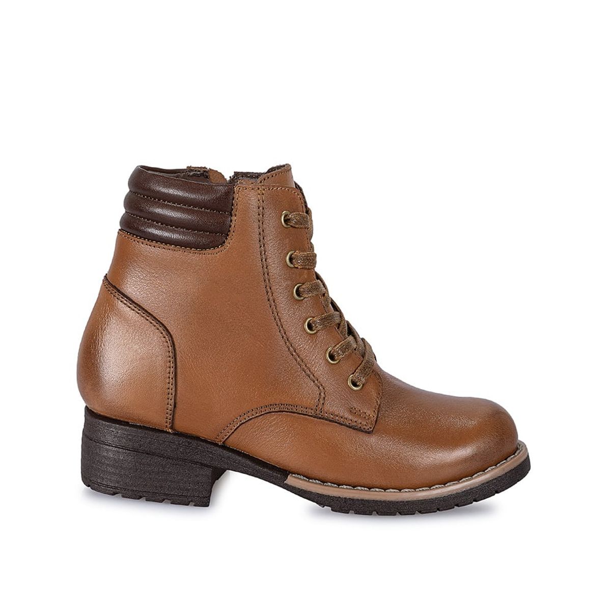 RABBIT - Botin Derby Casual YADIRA-125 Cafe Rabbit Cuero