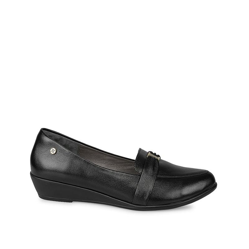 VIALE - Zapato Ballerina Casual ECO-2422 Negro Viale Cuero
