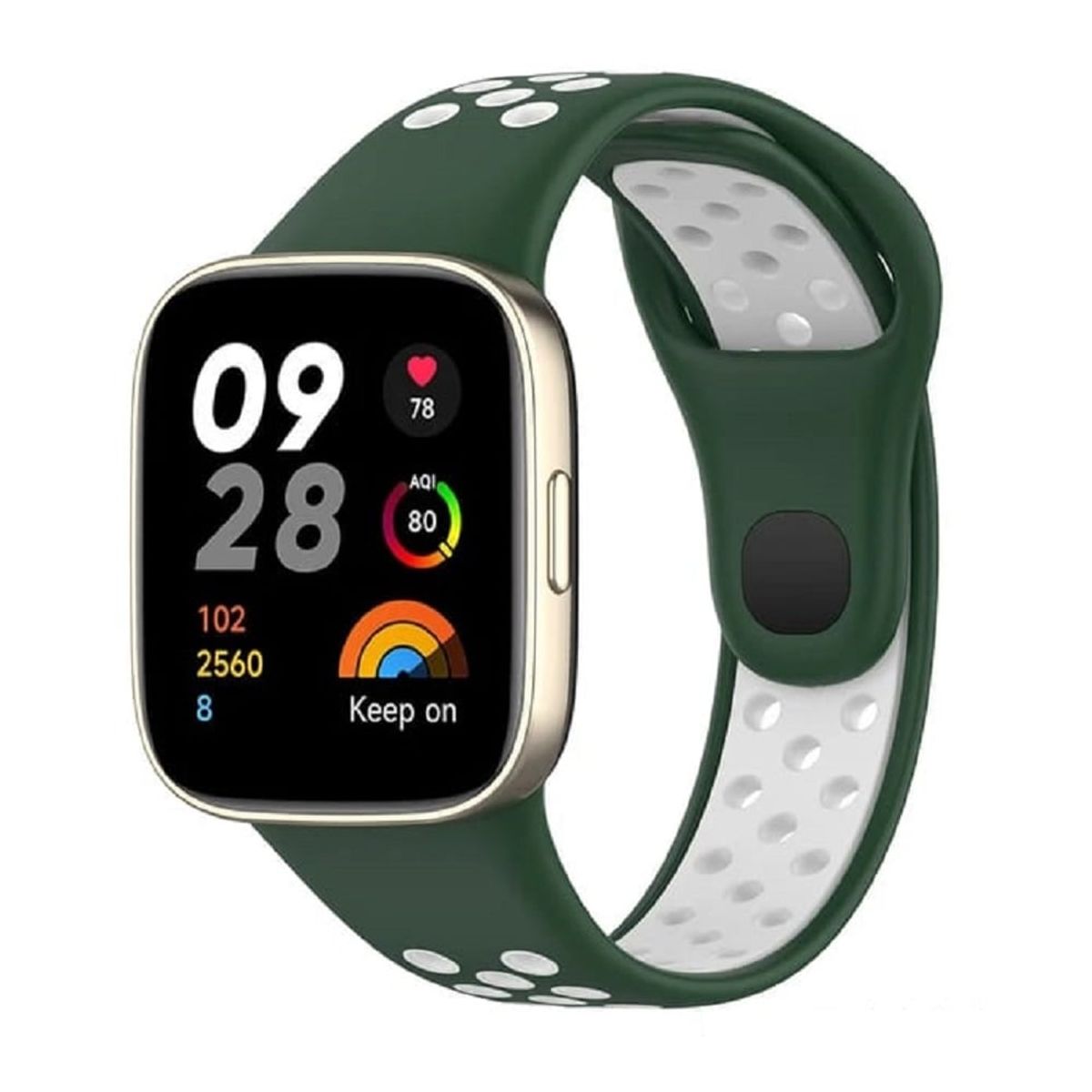 GENERICO - CORREA DEPORTIVA PARA XIAOMI REDMI WATCH 3 ACTIVE Y LITE - VERDE