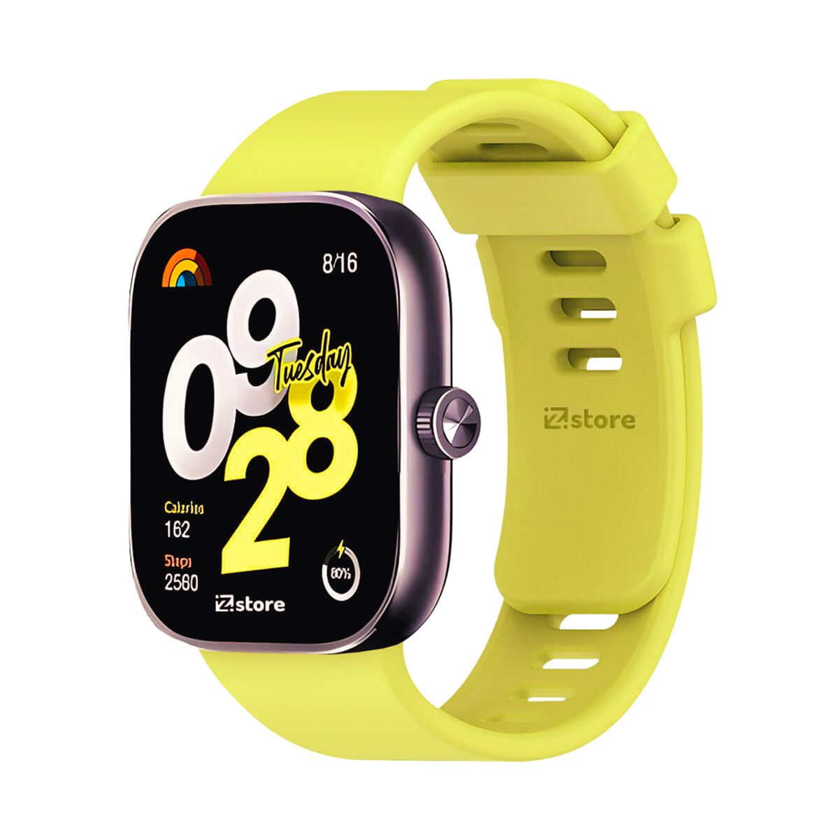 GENERICO - CORREA DE SILICONA PARA XIAOMI REDMI WATCH 4 - AMARILLO