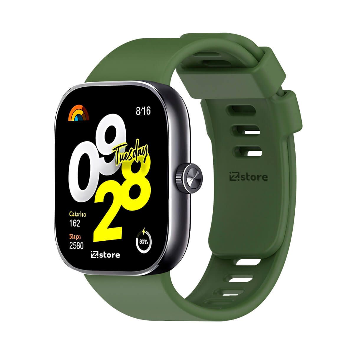 GENERICO - CORREA DE SILICONA PARA XIAOMI REDMI WATCH 4 - VERDE