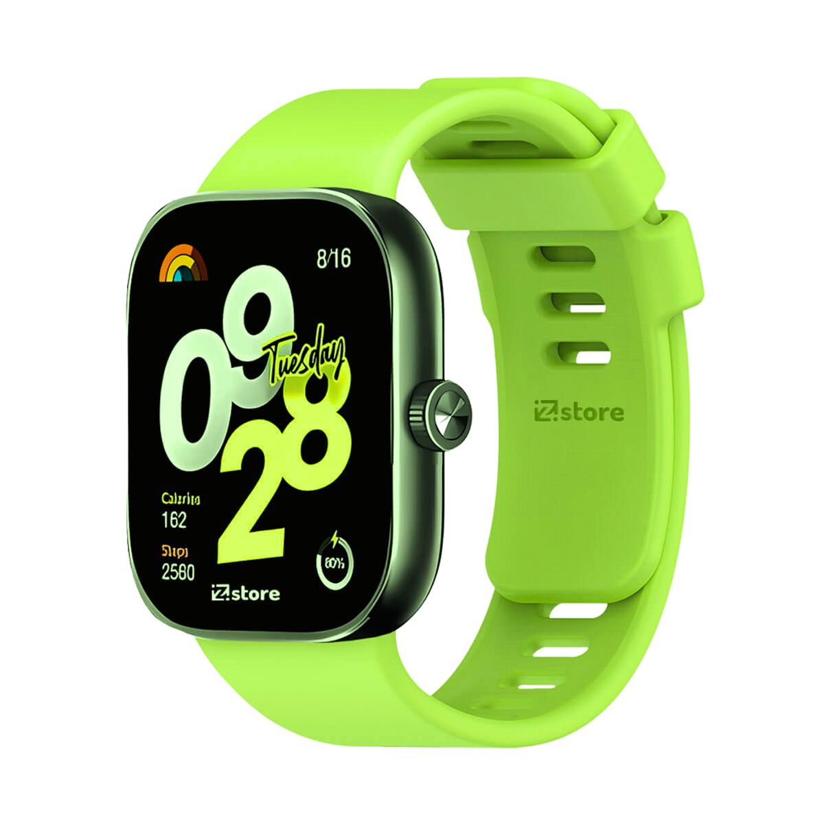 GENERICO - CORREA DE SILICONA PARA XIAOMI REDMI WATCH 4 - LIMON