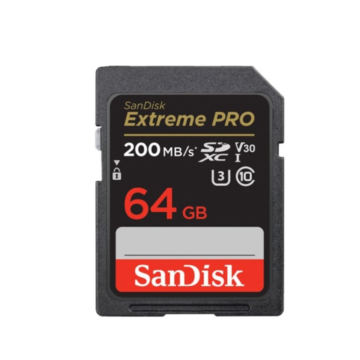 SANDISK - Memoria Sandisk SD Extreme PRO 200mbs 64GB Camara Sony Canon