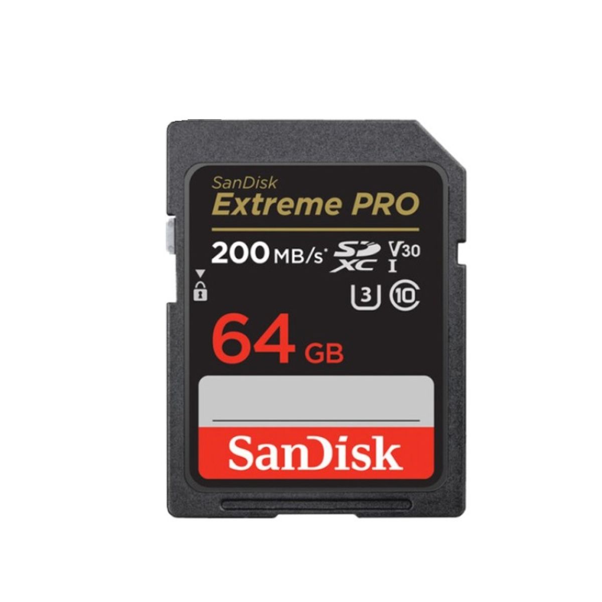 SANDISK - Memoria Sandisk SD Extreme PRO 200mbs 64GB Camara Sony Canon