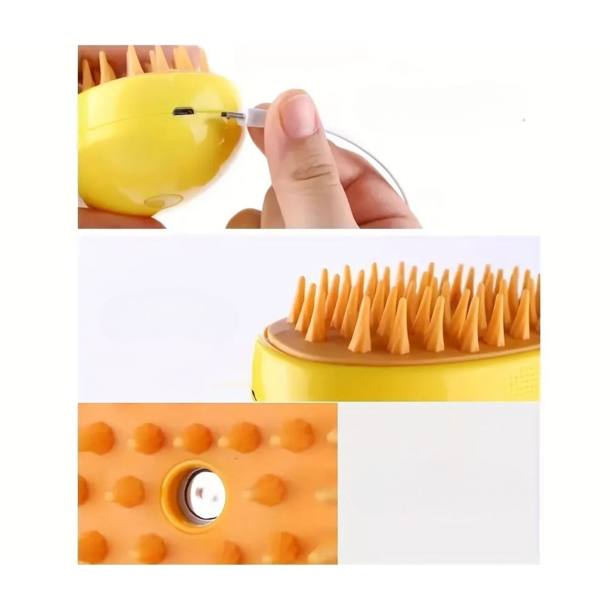 GENERICO - Cepillo a Vapor Quita Pelusa de Macota