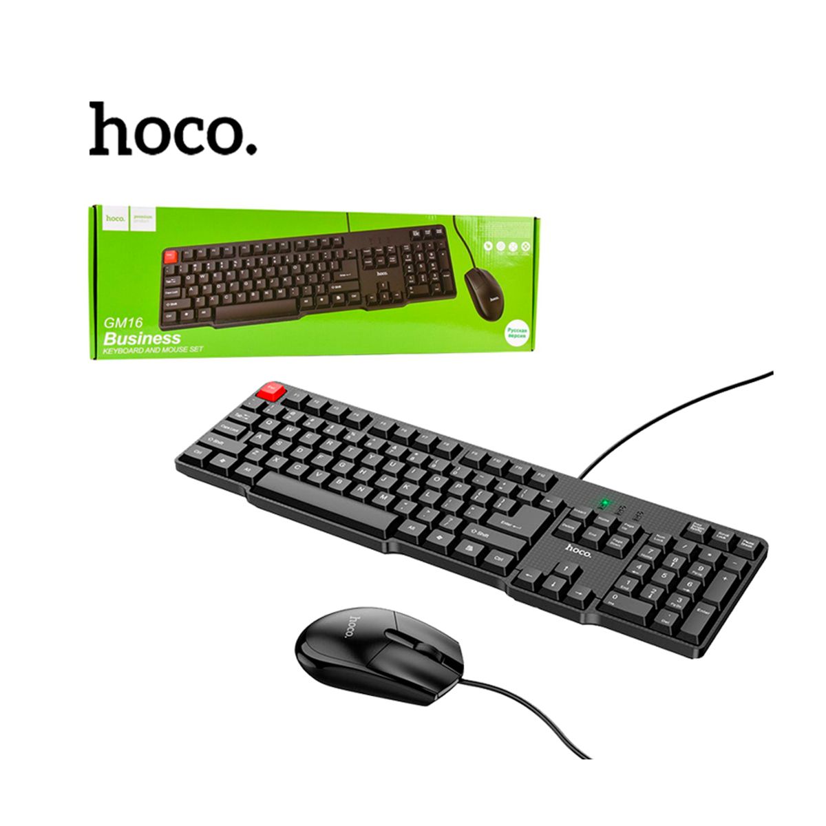 HOCO - TECLADO Y MOUSE MULTIMEDIA HOCO GM16