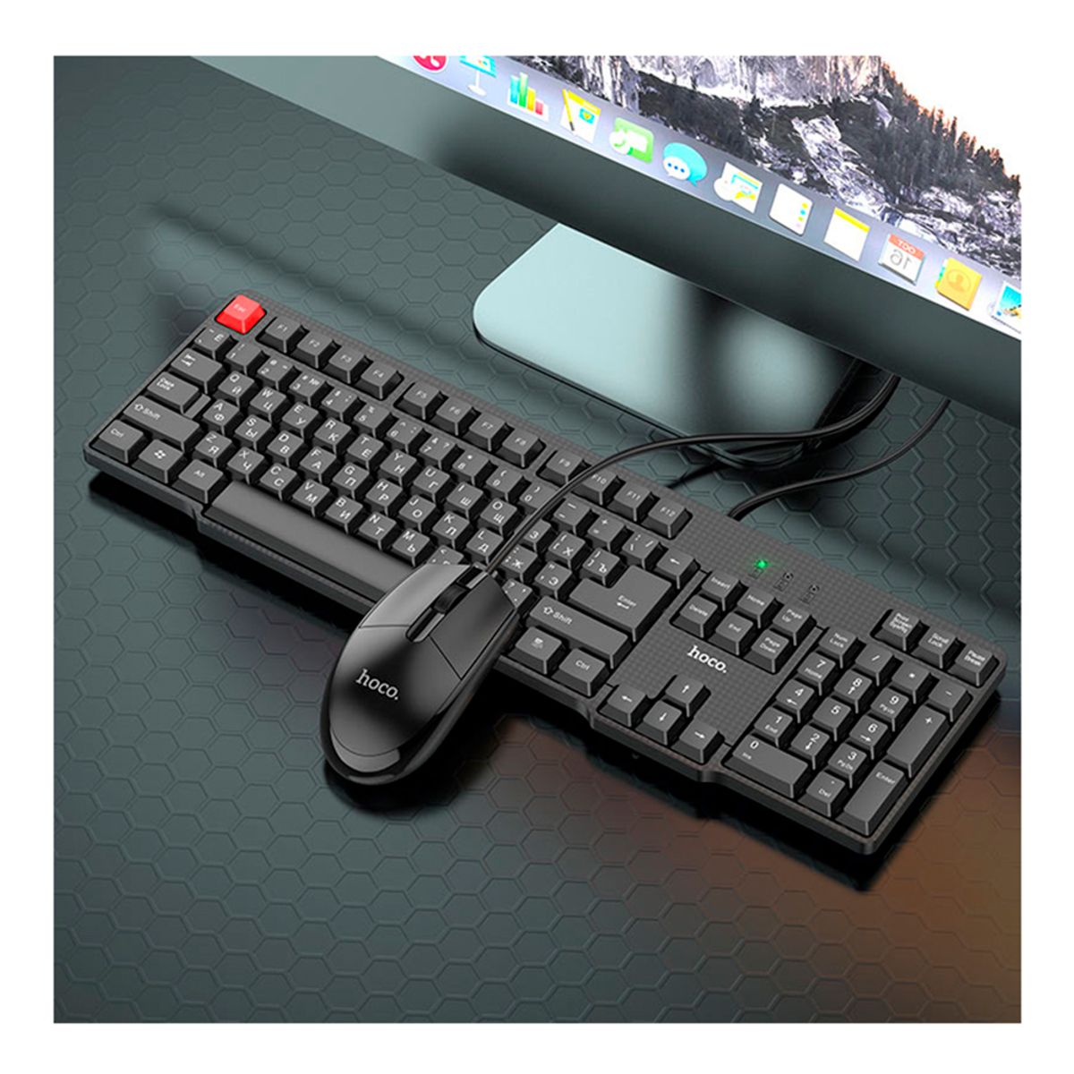 HOCO - TECLADO Y MOUSE MULTIMEDIA HOCO GM16