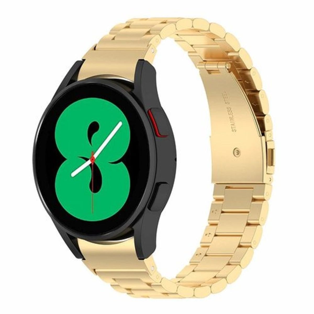 GENERICO - CORREA DE ESLABONES ACERO PARA SAMSUNG WATCH 4-5-6-7 Dorado