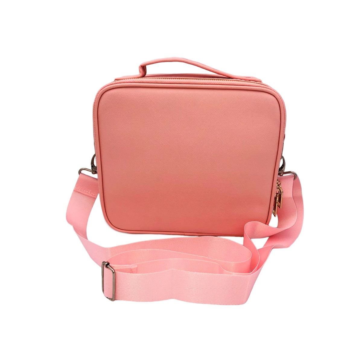 GENERICO - Maletita Organizadora de Maquillaje Rosa