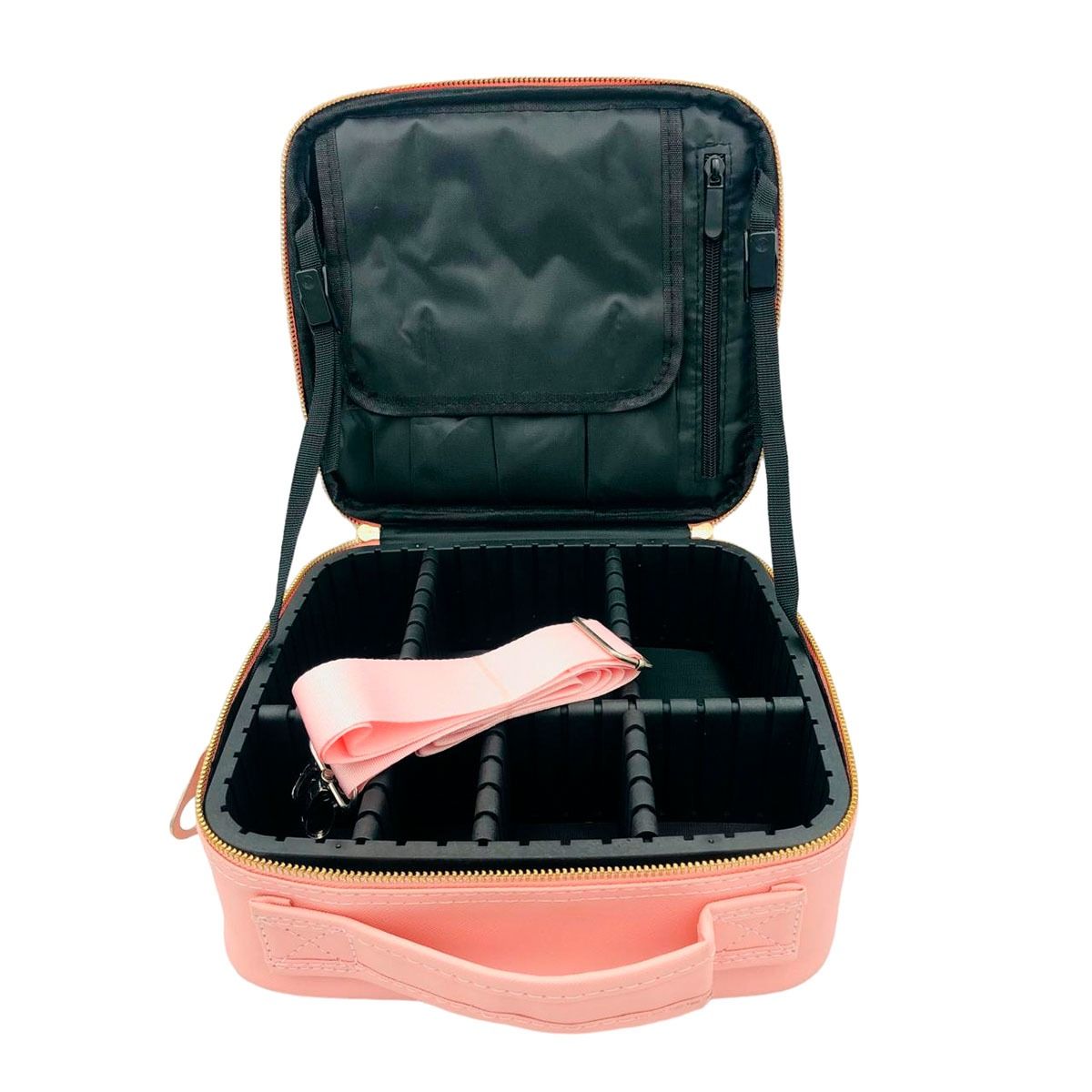 GENERICO - Maletita Organizadora de Maquillaje Rosa