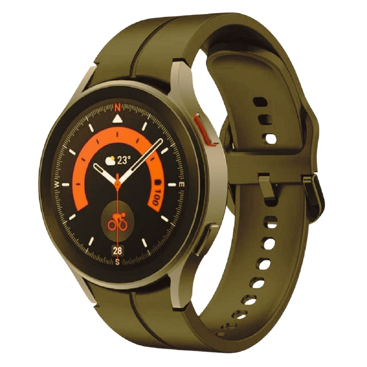 GENERICO - CORREA DE GOMA PARA SAMSUNG WATCH 4 - 5 - 5 PRO - 6 BEIGE