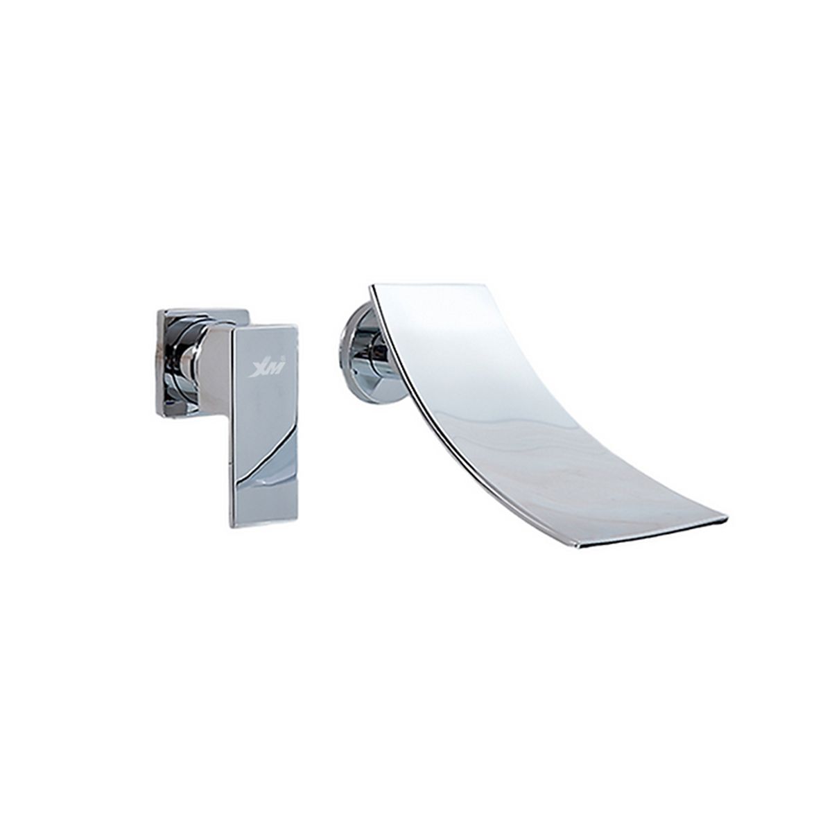 GENERICO - Llave Mescladora para Ducha en Acero Inoxidable Cromado