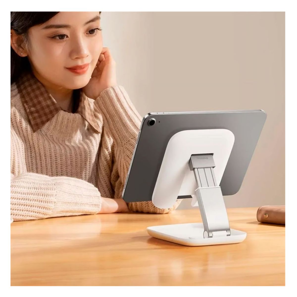 BASEUS - Soporte para Tablet y Celular Baseus Original Multifuncional - Blanco