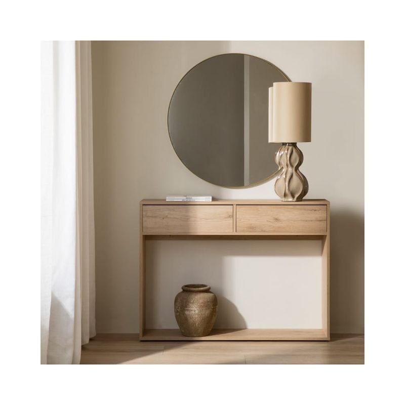 GENERICO - Recibidor Consola Pocsi  2 cajones Pandora Home