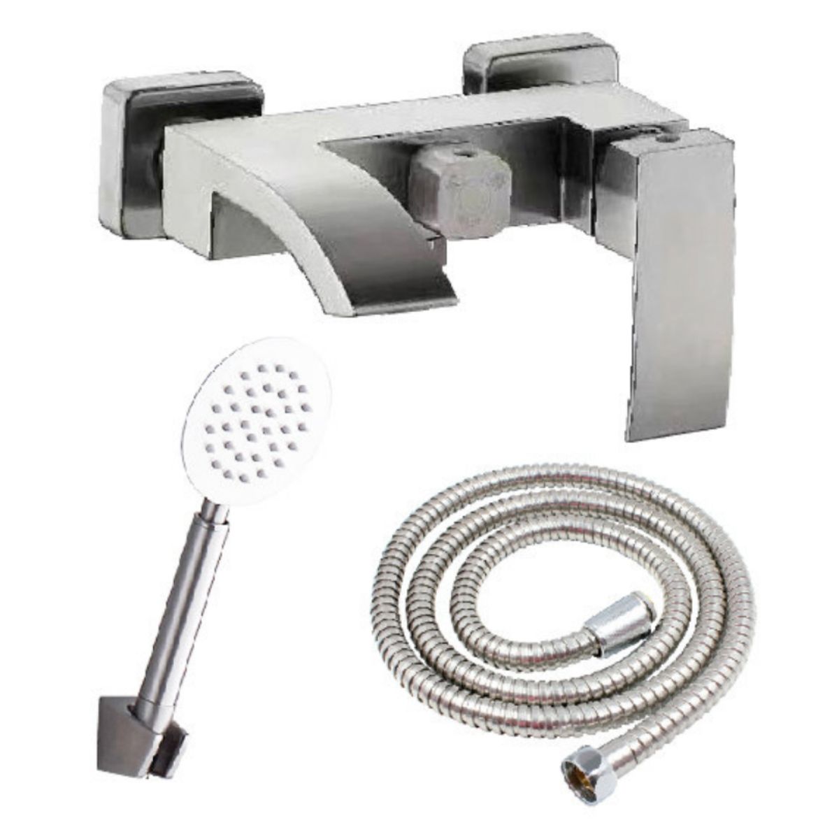 GENERICO - Llave Mescladora para Ducha Teléfono en Acero 304 Satinado