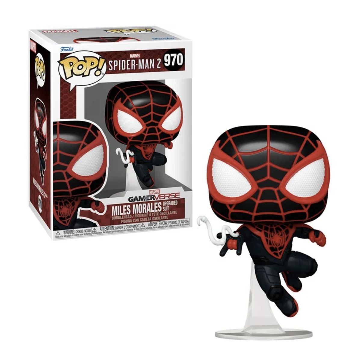 FUNKO - Miles Morales Funko Pop 970 Spider-man 2 Game Upgraded Suit
