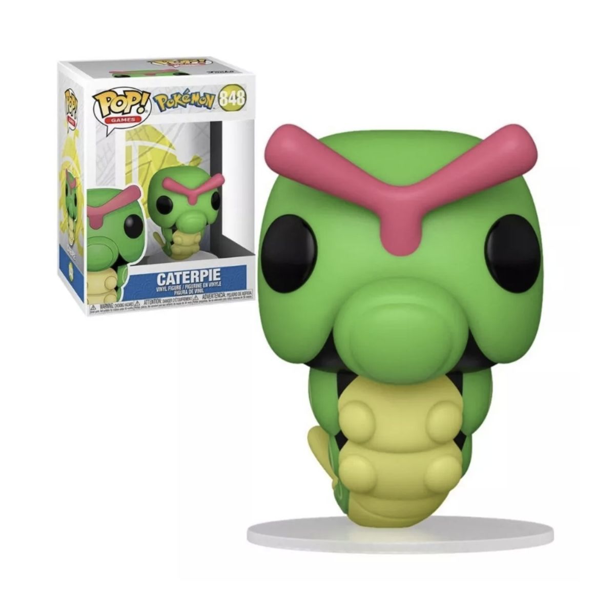 FUNKO - Caterpie Funko Pop 848 Pokemon Original Nuevo