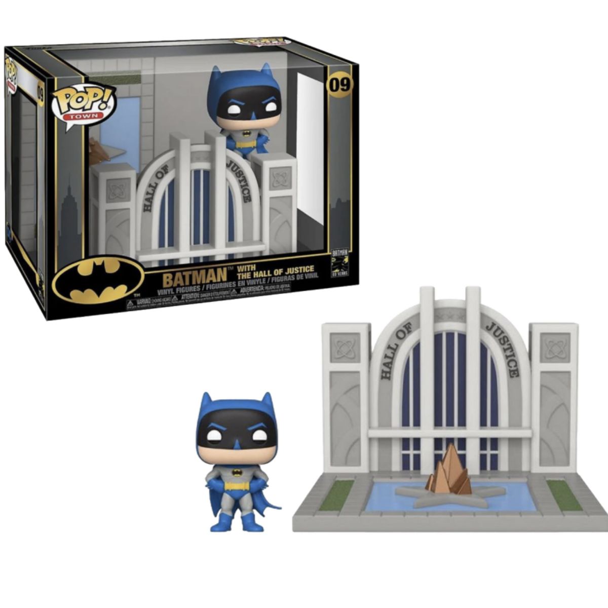 FUNKO - Batman With The Hall Of Justice Funko Pop 09 Town Original