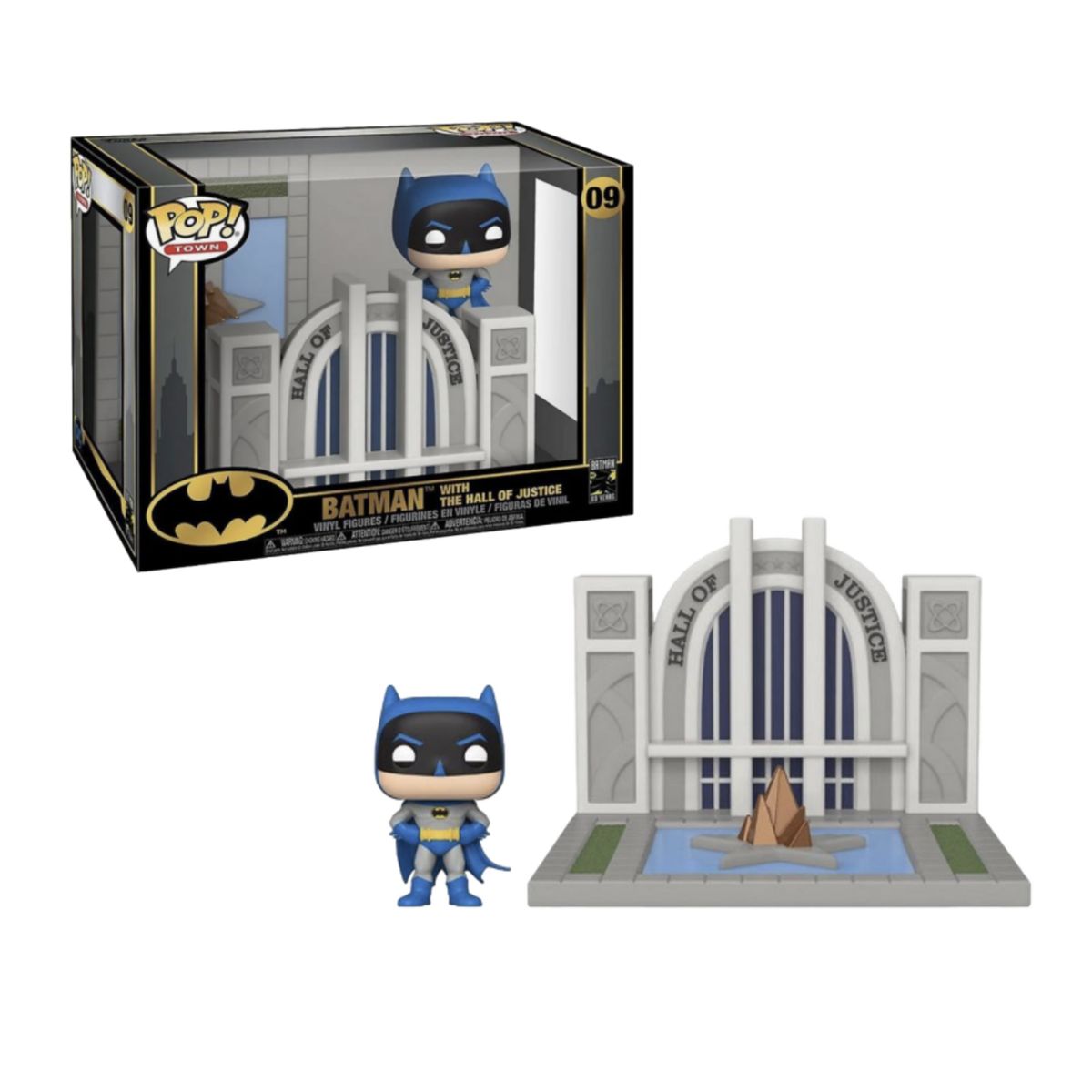 FUNKO - Batman With The Hall Of Justice Funko Pop 09 Town Original
