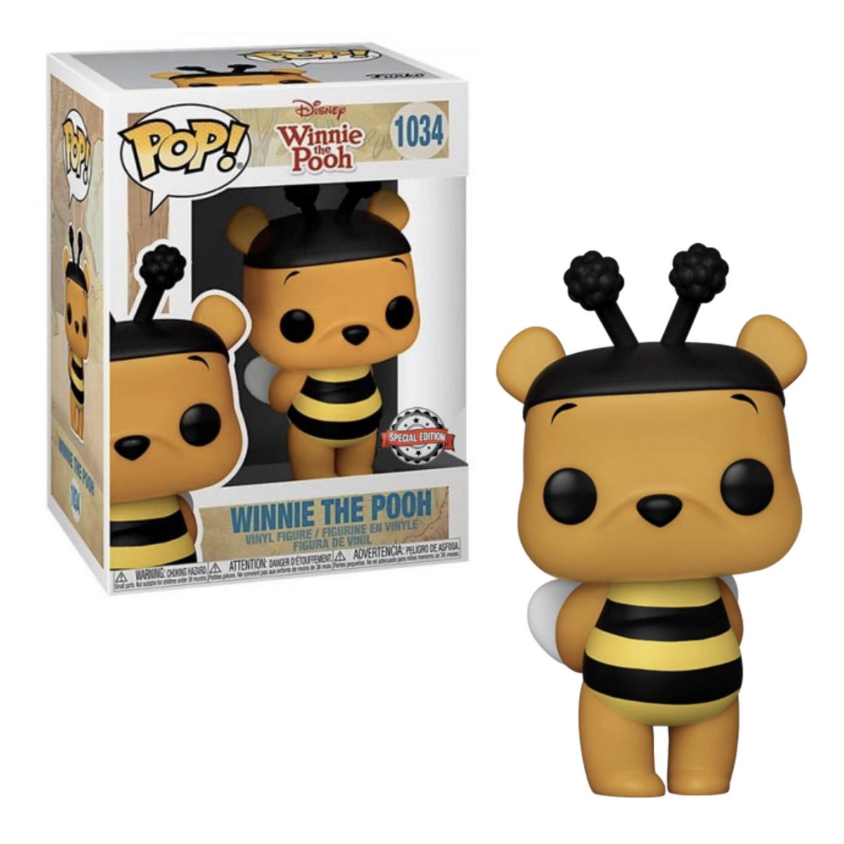 FUNKO - Winnie Pooh Abeja Funko Pop 1034 Exclusivo Original