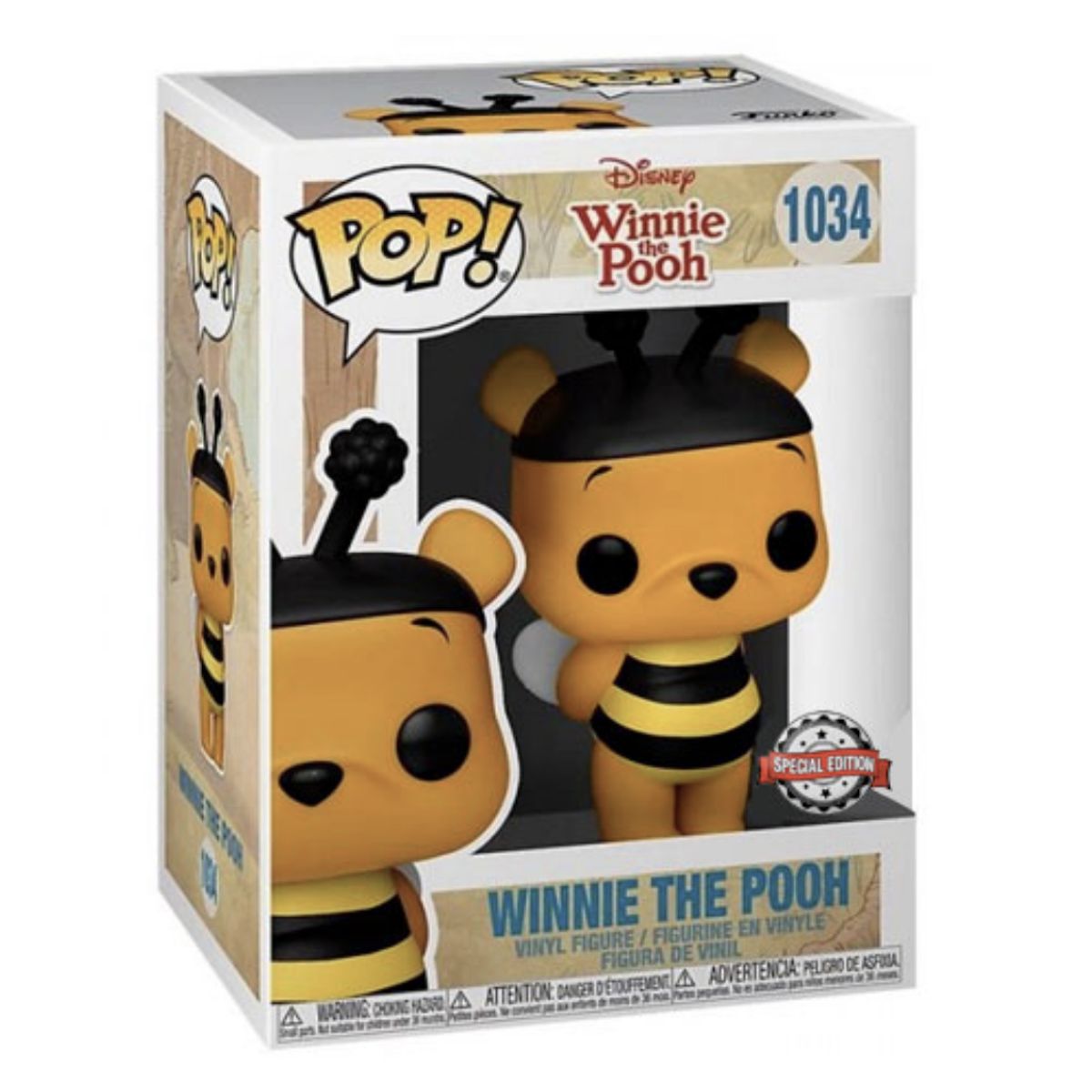 FUNKO - Winnie Pooh Abeja Funko Pop 1034 Exclusivo Original