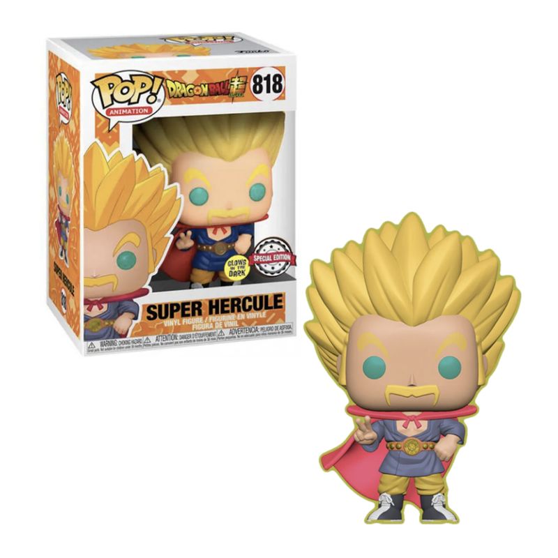 FUNKO - Super Hercule Funko Pop 818 Dragon Ball Super Glow Se